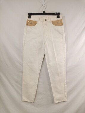 NWT Vintage Cache' Women's Cream High Rise Jeans Size 14
